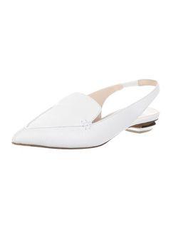 Nicholas Kirkwood famous white loafer + sling-back