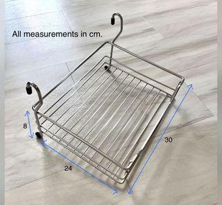 Stainless steel hanging basket