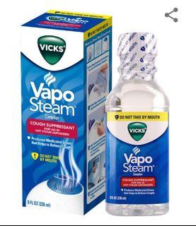 Vicks Vapo Steam Camphor Cough Suppressant 8oz