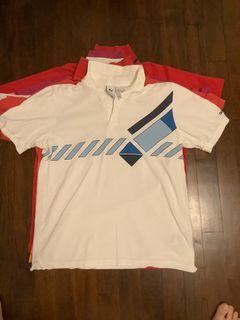 Vintage Adidas Ivan Lendl Tennis Polo T-shirt collection with patch Trefoil  Pit to Pit:19.5cm  Length 27cm retro gucci