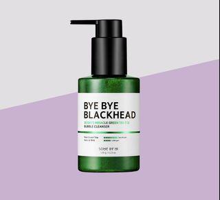 BNIB SOMEBYMI Bye Bye Blackhead Green Tea Tox Bubble Mask Facial Cleanser, 120g