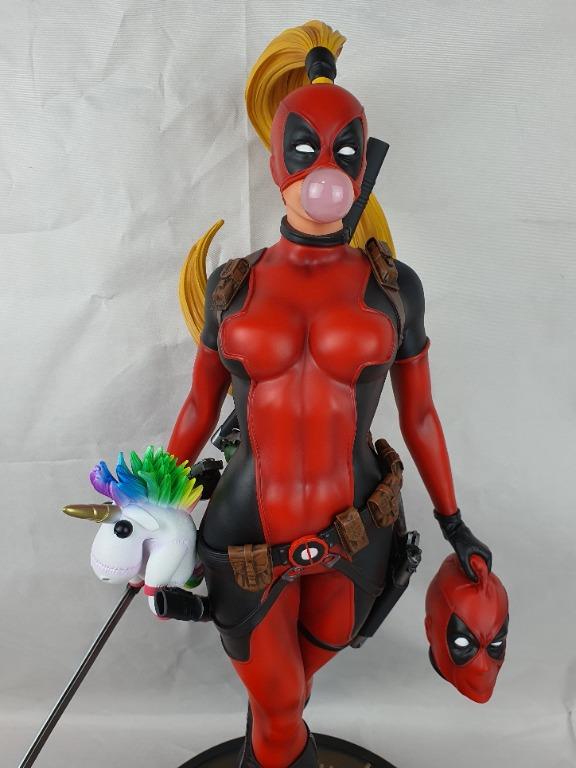 Custom Fan Art Marvel Comics Lady Deadpool Statue Limited Edition 13/40 (Category: Toy Figures) located in Singapore. Submitted by no-bull-shit (Listing ID 1172676440, Image 8). Description: Brand new. Free delivery within Singapore on Cash on Delivery basis..