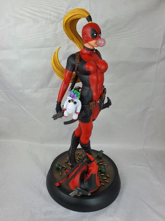 Custom Fan Art Marvel Comics Lady Deadpool Statue Limited Edition 13/40 (Category: Toy Figures) located in Singapore. Submitted by no-bull-shit (Listing ID 1172676440, Image 9). Description: Brand new. Free delivery within Singapore on Cash on Delivery basis..