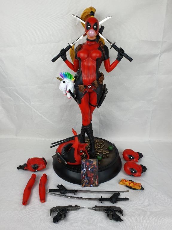Custom Fan Art Marvel Comics Lady Deadpool Statue Limited Edition 13/40 (Category: Toy Figures) located in Singapore. Submitted by no-bull-shit (Listing ID 1172676440, Image 6). Description: Brand new. Free delivery within Singapore on Cash on Delivery basis..