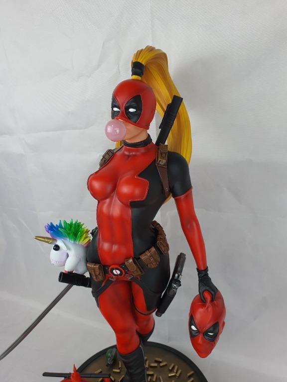 Custom Fan Art Marvel Comics Lady Deadpool Statue Limited Edition 13/40 (Category: Toy Figures) located in Singapore. Submitted by no-bull-shit (Listing ID 1172676440, Image 2). Description: Brand new. Free delivery within Singapore on Cash on Delivery basis..