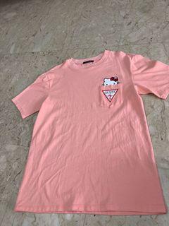 Guess x hello kitty  oversize tee shirt