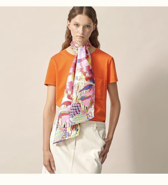 Hermes marble silk muffler (Category: Scarves) located in Singapore. Submitted by cinco.sg (Listing ID 1179048198, Image 1). Description: RARE collectible item! BNIB with copy receipt Muffler in silk (100% silk) This psychedelic marble print, bursting with vivid colors, is the product of a rare expertise, hand-crafted in a workshop in Kyoto. A paste dipped in different colored pigments is skillfully blended together and cut up to form patterns th