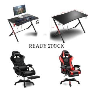 [Ready Stocks] Ergonomic Gaming/Study/Work Chair & Desk