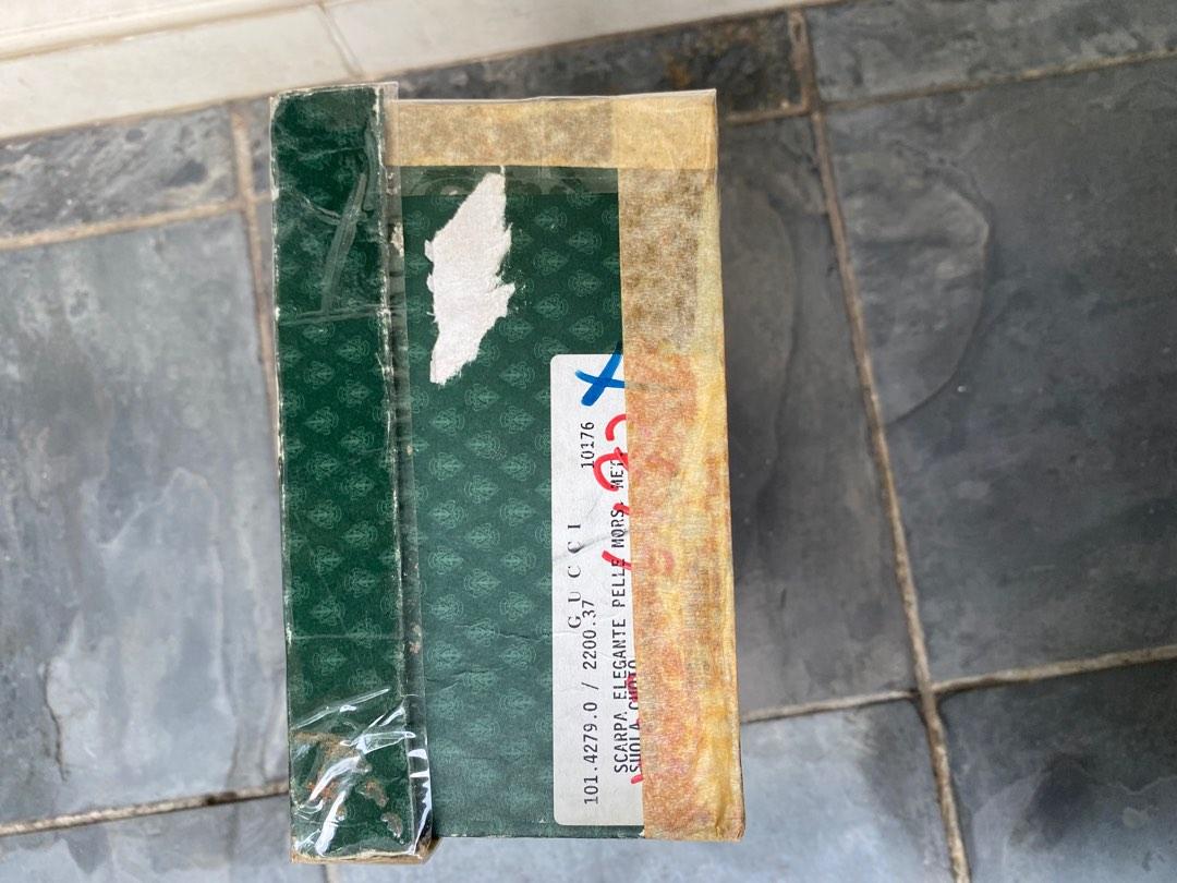 Vintage Gucci Kitten Heels (Category: Heels) located in Singapore. Submitted by solafede (Listing ID 1179774999, Image 2). Description: Size 39.5C Vintage Gucci Kitten Heels with box. Box is worn No dustbag Heel caps need to be replaced due to age. .
