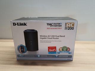 Unused D-Link DIR-850L AC1200 dual band wifi router for sale! Intact in box.
