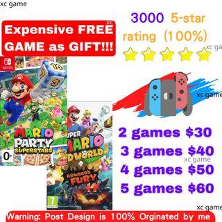 Mario Party Superstars/Super Mario 3D World Nintendo Switch Game switch