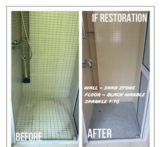 Bathroom 3 in 1 Package | Floor Epoxy | Toilet Bowl | Basin Cabinet | Toilet Renovation