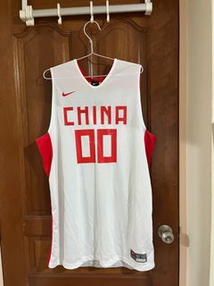 Authentic Nike Team China Olympic basketball jersey Yi Jian Lian