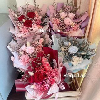 Preserved Flower Bouquet/ Valentines Day bouquet / Rose bouquet / Mother’s Day bouquet 