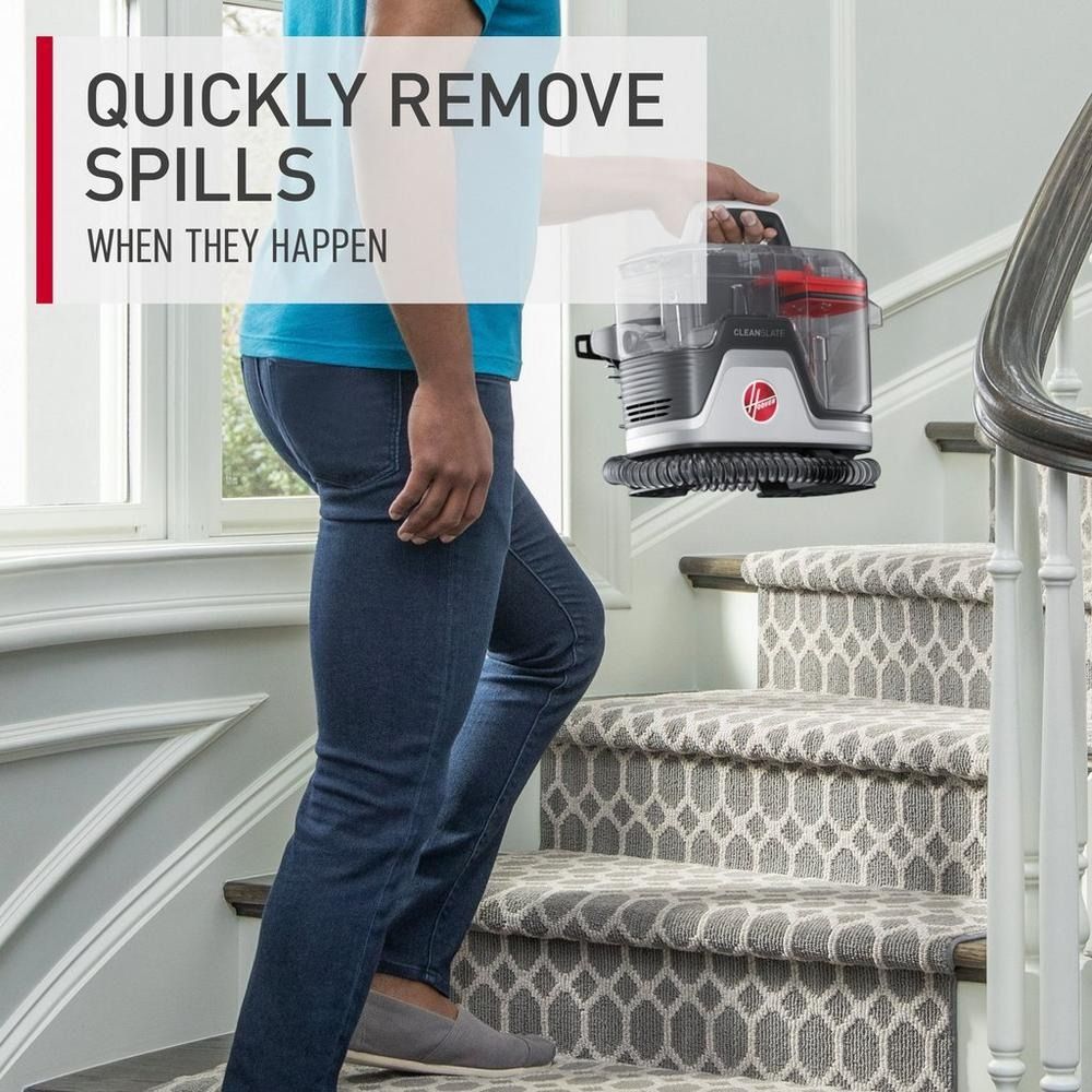 Hoover CleanSlate pet stain remover, carpet, mattress, sofa, upholstery compact spray extraction vacuum cleaner for RENT (Category: Cleaning Tools & Supplies) located in Singapore. Submitted by homeequipmentandtoolsrental (Listing ID 1211353507, Image 7). Description: $29.90 For the first day of machine rental $5 Per additional day FREE 100ml upholstery solution [Enough for about 1 single mattress, additional 100ml $5 can be purchased] ADD ON PRO