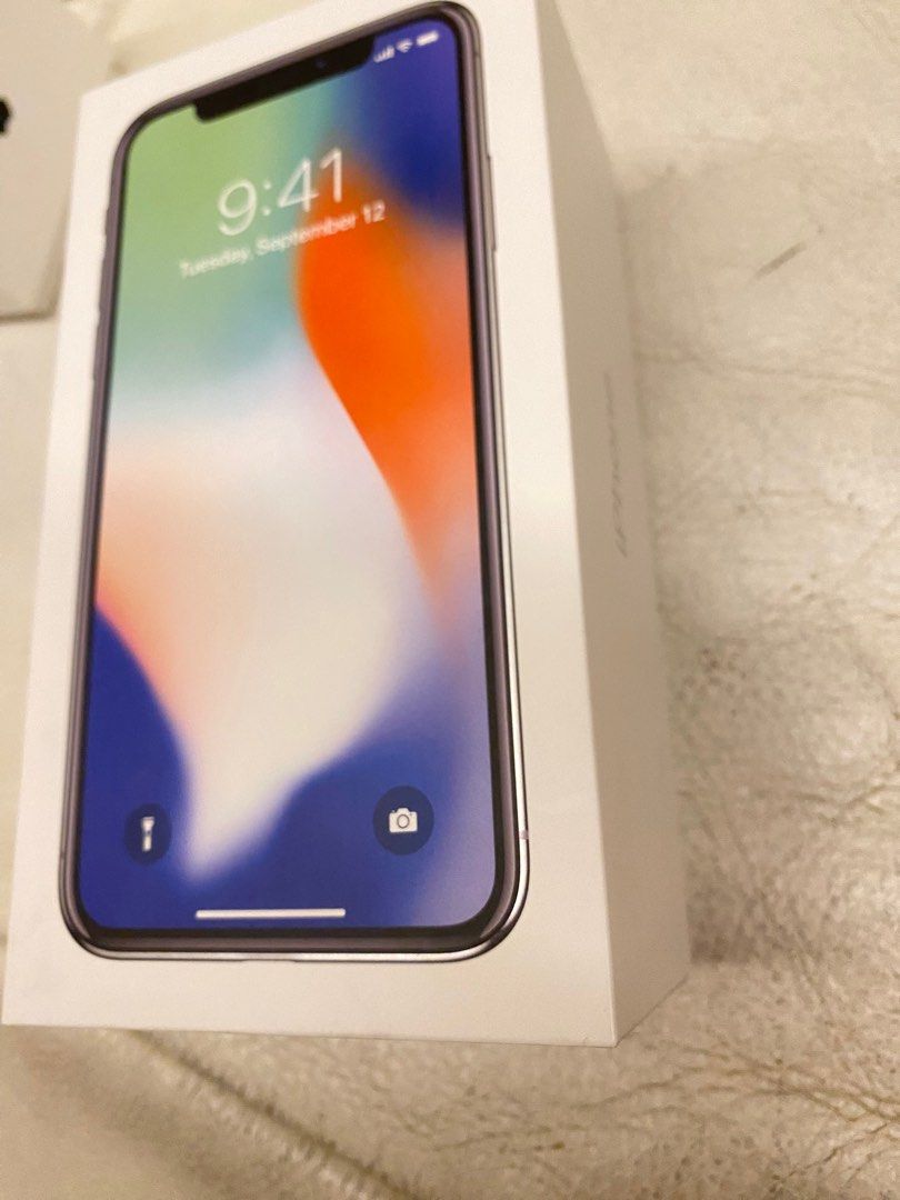 Like new iPhone X 256gb for sale (Category: iPhone X Series) located in Singapore. Submitted by tanklsg (Listing ID 1212525398, Image 2). Description: Like new iphone X 256gb. No scratches or dents. Always in cover and screen protector （they will be removed) Battery health 96% Comes with the original box, ear phones, 3pin usb charger. Do take note it is a 256gb and not 128gb. Price is very competitive so resist the temptation to lowball..