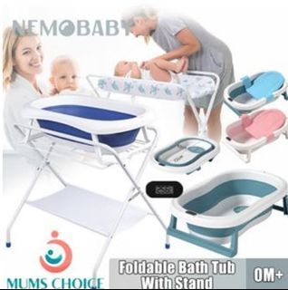 Nemobaby Large baby bathtub with stand (suable for any Flatbottom bath tub) KENCH0730