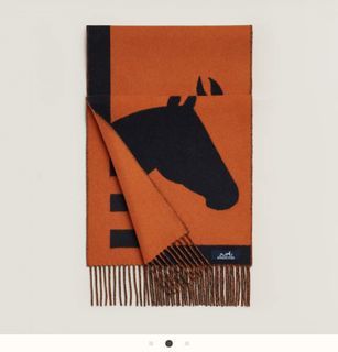 Hermes Love story muffler scarf