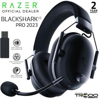[Official]($8.80 Cashback!) Razer BlackShark V2 Pro (2023 Edition) Wireless Bluetooth+2.4GHz Over-Ear Gaming Headset with Boom Microphone