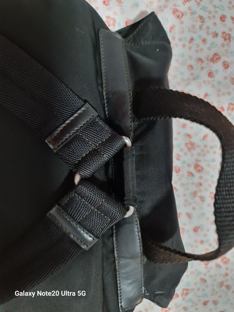 Heavily used Vintage Prada backpack (Category: Bags & Wallets) located in Singapore. Submitted by szane1 (Listing ID 1264918285, Image 5). Description: Authentic Vintage Prada Backpack, comes with bag alone. Take note the condition of this vintage piece- pics reflected as best as I could to show true condition..