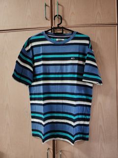 Tommy Hilfiger Blue Striped T-Shirt