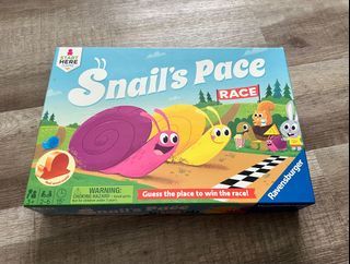 Snail’s Pace Race Board game for toddlers