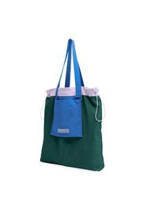 Beyond The Vines Colourblock toggle tote