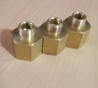 Water Pipe Adaptor 3/8" Male reducer to 1/2" Female (USA Faucet/Tap)