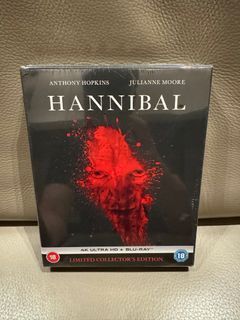 Brand New Sealed Hannibal 4K + Blu-ray Limited Collector's Steelbook Edition (1,500 in the world)