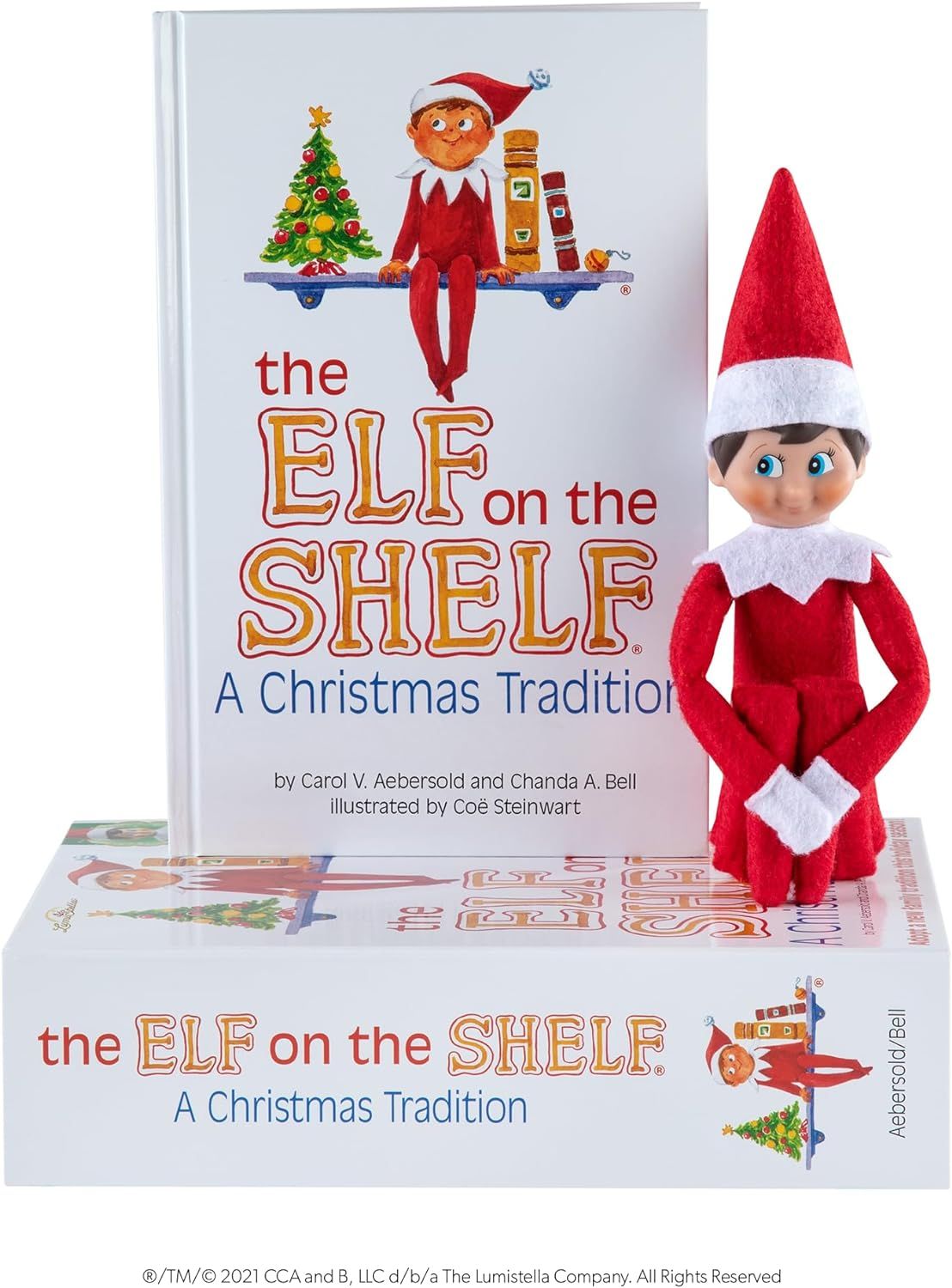 (ready 2 unit) Elf on the Shelf : A Christmas Tradition Blue-Eyed Boy Light Tone Scout Elf! Elf and book included. (Red and White) (Category: Toy Figures) located in Singapore. Submitted by dealshark.com (Listing ID 1263544842, Image 2). Description: Adoptable Scout Elf Artfully illustrated storybook Keepsake box Official Adoption Certificate.
