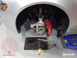 Replacement brake pads for Maserati Ghibli, Quattroporte S & GT/GranCabrio 6pot Calipers (also available for Levante)
