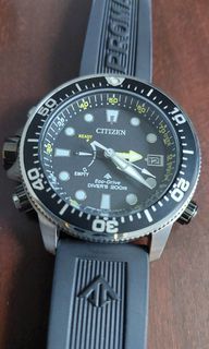 Citizen Promaster BN2036 dive watch Black with rubber silicone strap
