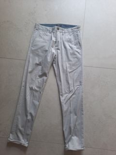 Light Grey Forever 21 Skinny Chinos