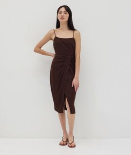 BNWT Love Bonito Noemi Linen Bodycon Dress