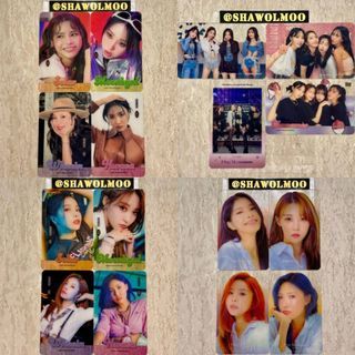 Act 1 Scene 1/I Say MAMAMOO : The Best Album MAMAMOO+ Fanmade Transparent Solo Photocards.