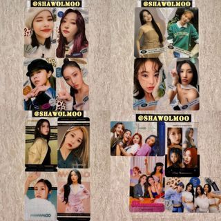 I Say MAMAMOO : The Best Album MAMAMOO Fanmade Transparent Solo Photocards.