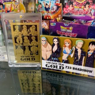 One Piece Film Gold ''Golden Leaf'' Lottery Card