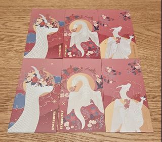 New! 2024 Starbucks Dragon year Red packet