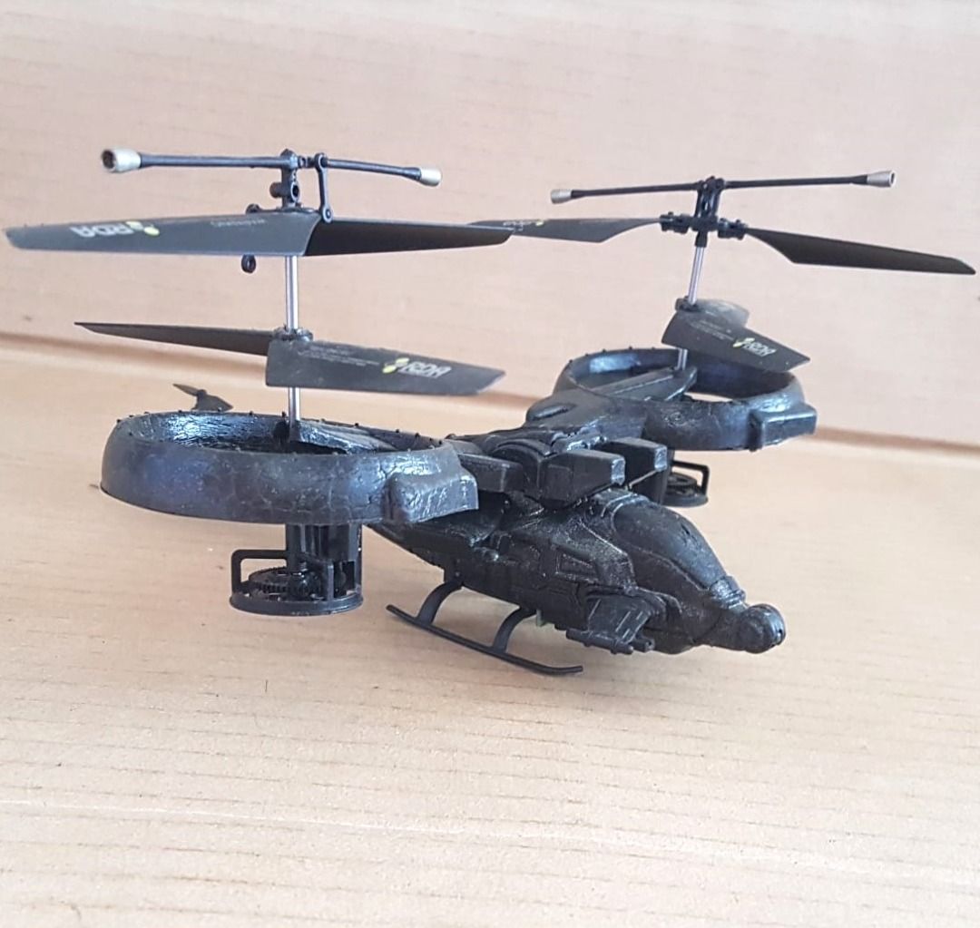 Original Lizenz RC Avatar Gunship, Scorpion Gunship Helicopter from Avator, Aerospatiale SA-2 Samson, Aircraft Model Kit, 4 channels Radio Control, Retro Gadget, Collectibles, Aeroplane, Flying Machine, Drone, Decorative Display, No Battery, No Charger (Category: Remote Control Toys) located in Singapore. Submitted by grabsomething4u (Listing ID 1274654380, Image 7). Description: Original Lizenz RC Avatar Gunship, Aircraft from Avator, Aerospatia