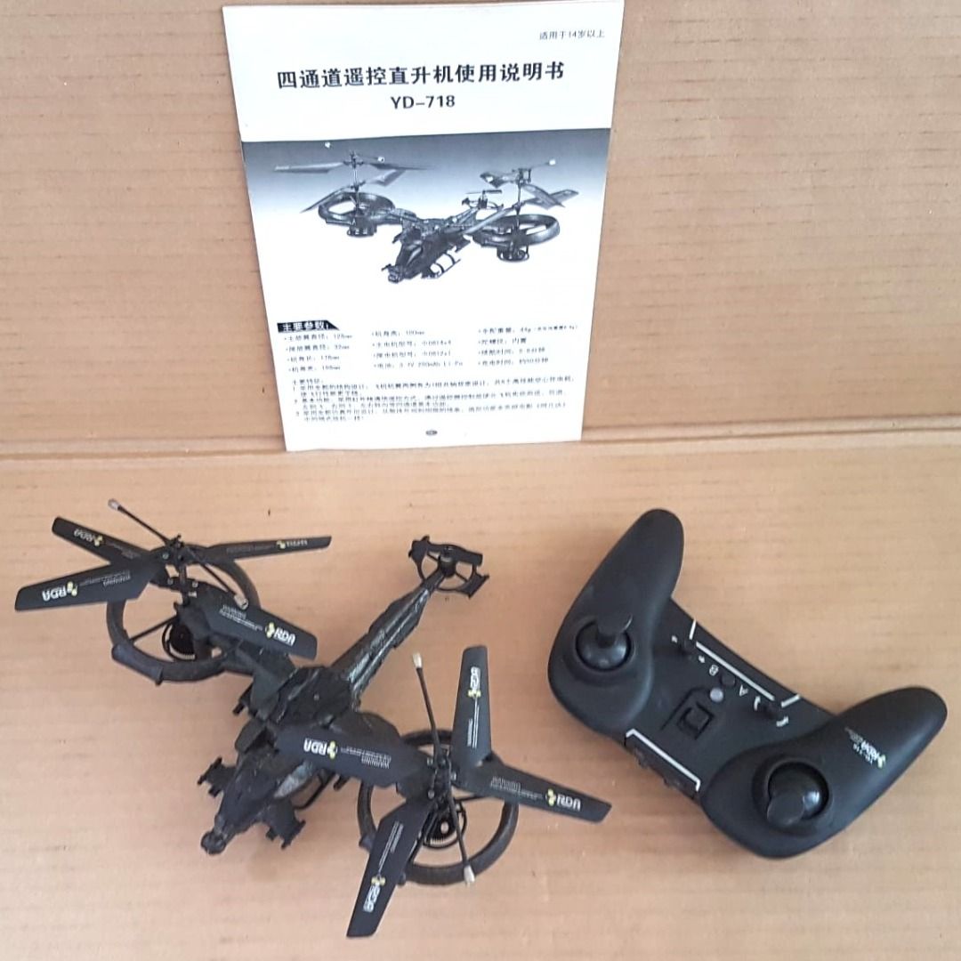 Original Lizenz RC Avatar Gunship, Scorpion Gunship Helicopter from Avator, Aerospatiale SA-2 Samson, Aircraft Model Kit, 4 channels Radio Control, Retro Gadget, Collectibles, Aeroplane, Flying Machine, Drone, Decorative Display, No Battery, No Charger (Category: Remote Control Toys) located in Singapore. Submitted by grabsomething4u (Listing ID 1274654380, Image 6). Description: Original Lizenz RC Avatar Gunship, Aircraft from Avator, Aerospatia