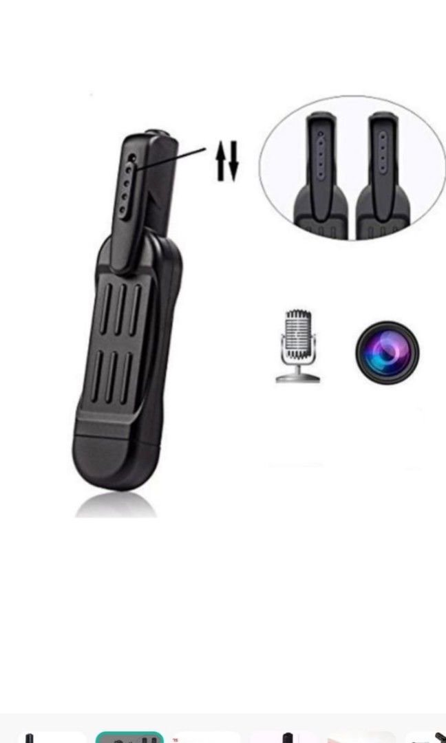 Body camera pen camera (Category: Video Cameras) located in Singapore. Submitted by peterheng336 (Listing ID 1214646604, Image 4). Description: https://wa.me/+6590092327 Keen, contact 90092327 immediately, don't reply here as seldom check Features: 100% brand new and high quality Up to 32GB storage via TF card (not included). Built-in rechargeable battery. Video record as well as taking still pictures. Comes with user manual and USB data cable. C