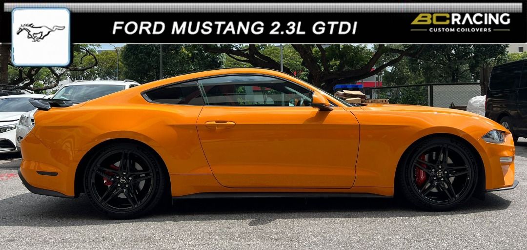 BC (BR-RS) series coilovers FORD MUSTANG 2.3L GTDI (Category: Suspension & Handling) located in Singapore. Submitted by fongkimexhaust (Listing ID 1215566656, Image 5). Description: FORD MUSTANG 2.3L GTDI BC (BR-RS) series coilovers - Front rubber top mounts - 30 levels damping adjustment - Adjusting spring platform - Height adjustment via bottom mount to retain full damper travel - Dust boots & bump stops to protect damper seals - Fully rebuilda