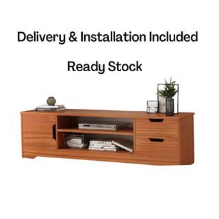Simple Modern TV Console – Brand New | Ready Stock
