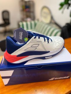Babolat Propulse Fury 3 AC White/Navy Men’s Tennis Shoes