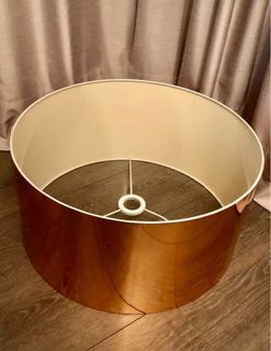 Reduced! Beautiful Copper / Bronze Lux Lamp Shade dia 50cm