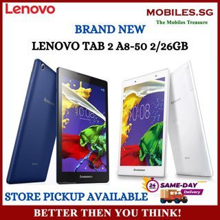 BRAND NEW LENOVO TAB 2 A8-50 !!! 2GB RAM+ 16GB ROM !!! GOOGLE PLAY STORE !!! STORE PICKUP & SAME DAY DELIVERY AVAILABLE !!!