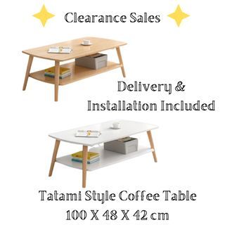 BN Tatami Style Coffee Table (Ready Stock)