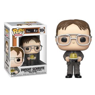 [Free Delivery] Funko POP! TV: The Office - Dwight with Gelatin Stapler