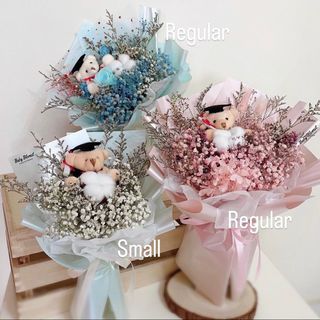 Graduation bouquet/ Bear bouquet/ Preserved flowers
