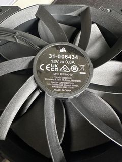Stock 4000D Corsair 120mm Case Fan